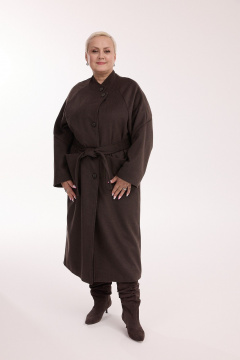 Пальто Диомант 2210 шоколад - фото 1