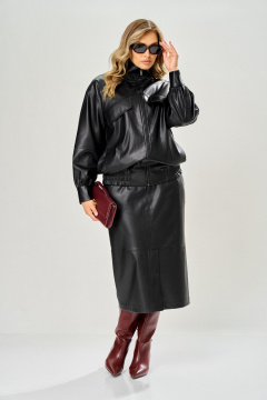 Куртка AVA fashion М-230 черный - фото 2