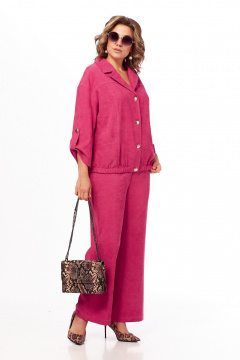 Брюки, куртка Grace for you 271 малина - фото 3