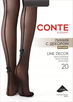 Колготки CONTE LINE DECOR nero 26С-11СП - фото 4