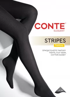 Колготки CONTE STRIPES 70 nero 24С-180СП - фото 1