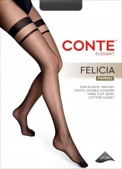 Колготки CONTE FELICIA 20 nero 25С-88СП - фото 1