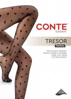 Колготки CONTE TRESOR 30 nero 24С-85СП - фото 1
