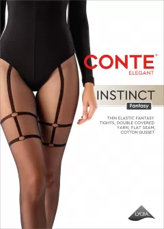 Колготки CONTE INSTINCT 30 nero 24С-79СП - фото 1