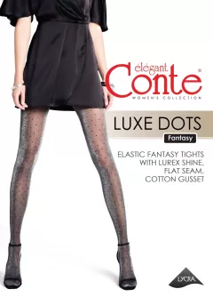 Колготки CONTE LUXE DOTS 30 nero 23С-75СП - фото 3