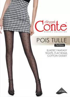 Колготки CONTE POIS TULLE 30 nero 22С-47СП - фото 1