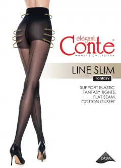 Колготки CONTE LINE SLIM 40 nero 22С-2СП - фото 1