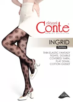Колготки CONTE INGRID 20 nero 23С-73СП - фото 1