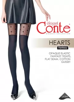 Колготки CONTE HEARTS 50 nero 22С-137СП - фото 1