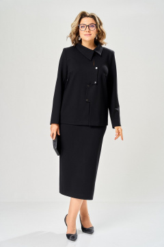 Жакет, юбка VI ORO VR-1317 черный - фото 2