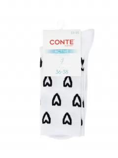 Носки CONTE 24С-157СП белый - фото 1