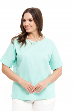 Блуза PND 03340P мятный - фото 2