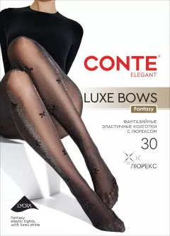 Колготки CONTE LUXE BOWS nero 26С-20СП - фото 1