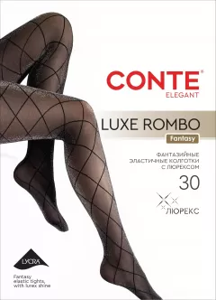 Колготки CONTE LUXE ROMBO nero 26С-19СП - фото 1