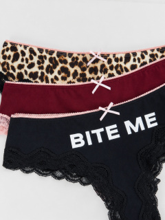 Трусы Mark Formelle 412895-3/26-51.1-46636П-5 бежевый_леопард_1_сл_1тр_на_дет_пер - фото 4