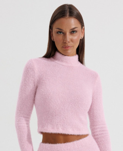 Водолазка, юбка V&N Fashion 1194 розовый - фото 1