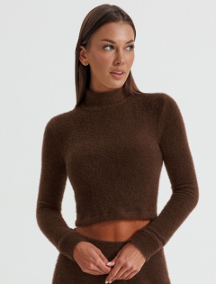 Водолазка, юбка V&N Fashion 1194 шоколадный - фото 2