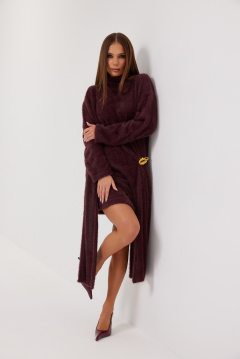 Костюм 2-ка с асимметричным джемпером и юбкой Vesnaletto 4599 - фото 4