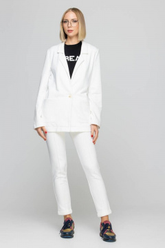 Брюки, жакет Domna 16075 молочный - фото 2