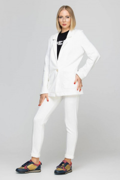 Брюки, жакет Domna 16075 молочный - фото 1