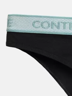 Трусы CONTE PRINT DOTS LB 2545 black-aqua sky 22С-2558ТСП - фото 2