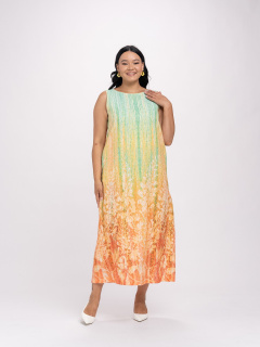Платье FASHION CENTRE 6с229-М56/Л-6442/желто-оранжевый - фото 2