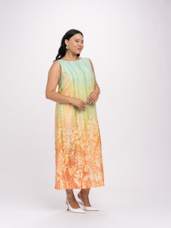 Платье FASHION CENTRE 6с229-М56/Л-6442/желто-оранжевый - фото 3