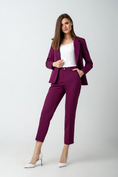 Брюки, жакет MARIKA 413 бордовый - фото 3