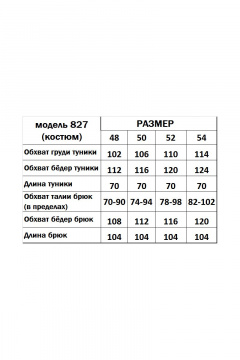 Брюки, туника Effect-Style 827 васильковый - фото 3