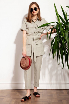 Брюки Nova Line 40010 серый - фото 2