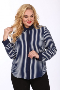 Блуза Mamma Moda 75 синий - фото 3