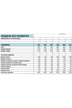 Кардиган БагираАнТа 823 мята - фото 4