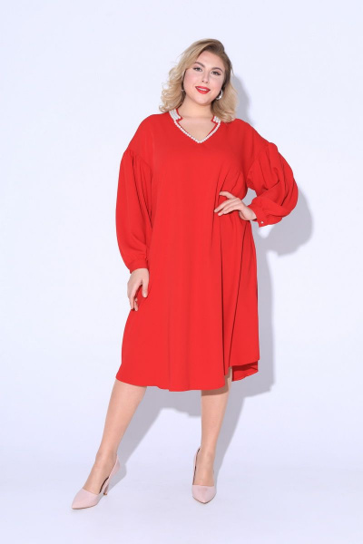 Кардиган, платье Pretty 4402 красный - фото 3