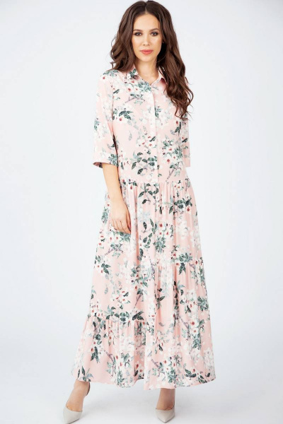 Платье Teffi Style L-1397 розовый - фото 1
