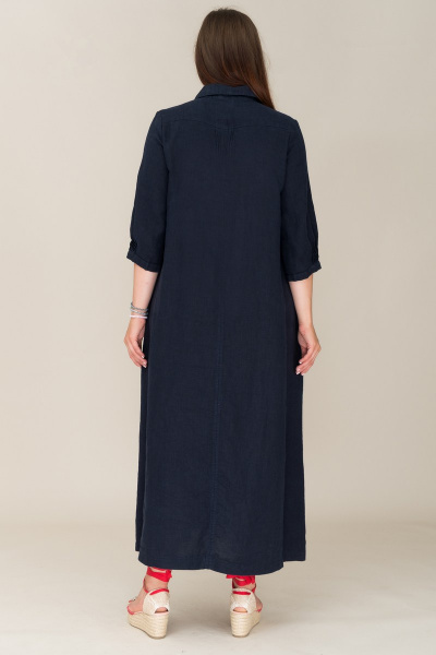 Платье Ружана 356-2 темно-синий - фото 4