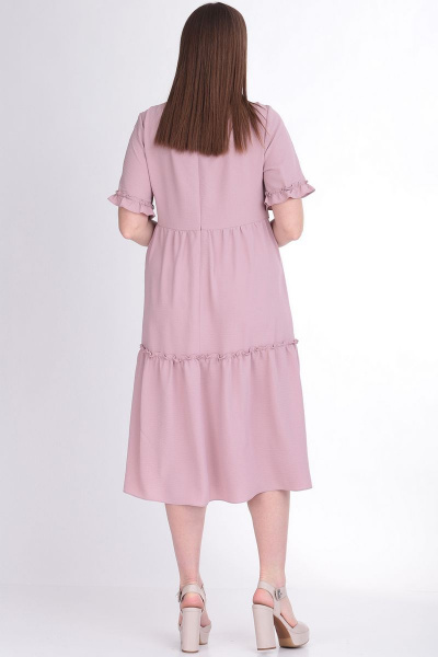 Платье LadisLine 1079 пудра - фото 5