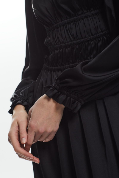 Платье DAVA 138 черный - фото 3