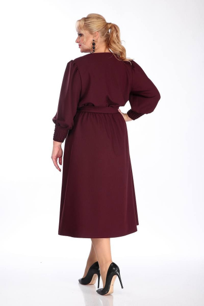 Платье SVT-fashion 548 бордовый - фото 2