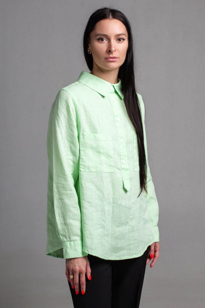 Блуза Bright Style 484 салатовый - фото 1