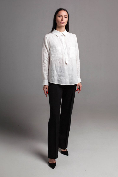 Блуза Bright Style 484 белый - фото 1