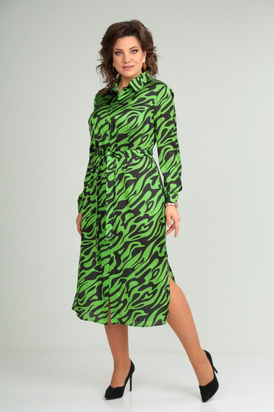 Платье Mubliz 032 зеленый - фото 7