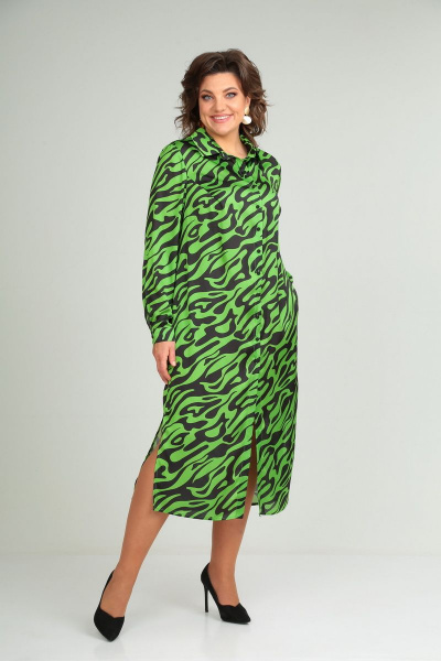 Платье Mubliz 032 зеленый - фото 3