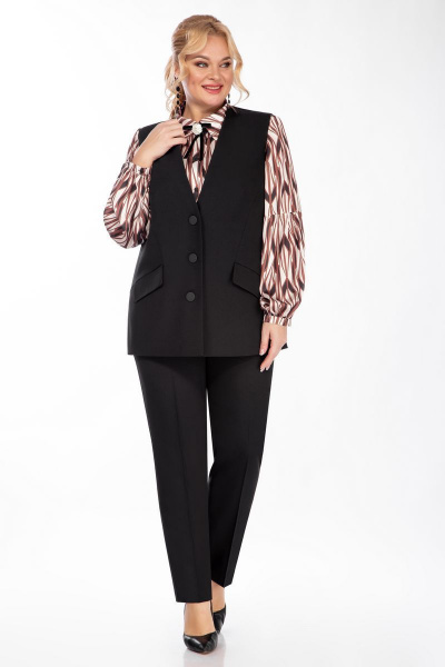 Блуза, брюки, жилет Элль-стиль 2185 - фото 2
