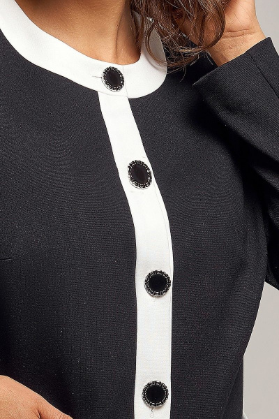 Жакет, юбка IVA 1435 черный - фото 4