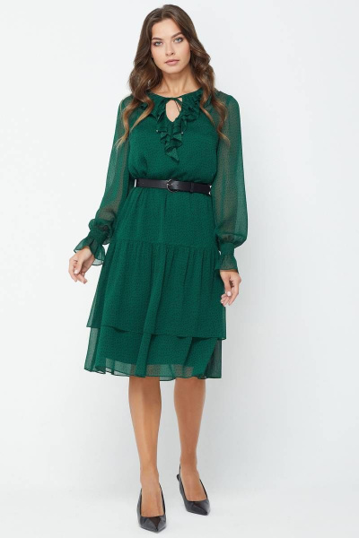 Платье Bazalini 4616 зеленый - фото 1