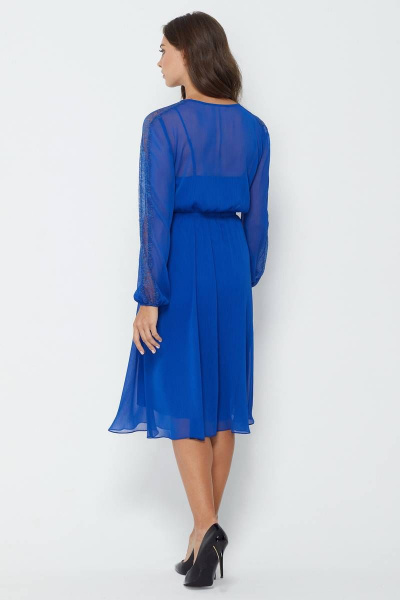 Платье Bazalini 4596 синий - фото 2