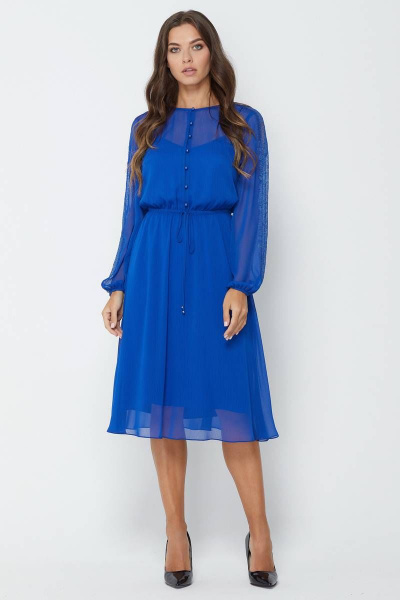 Платье Bazalini 4596 синий - фото 1