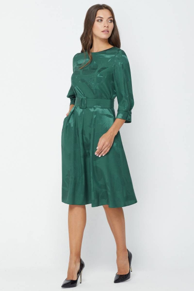 Платье Bazalini 4591 зеленый - фото 1