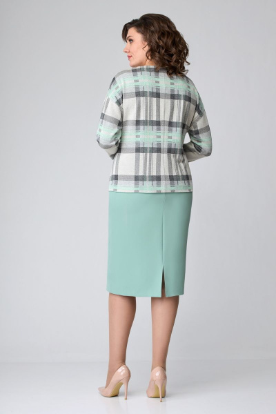 Блуза, юбка Мишель стиль 1102 мята - фото 2