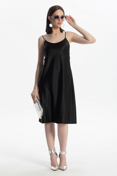 Комбинация, платье Diva 1500 серый+черный - фото 3